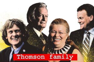 Thomson family - Net Work $53.5 billion.