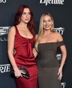 Dua Lipa and Margot Robbie 