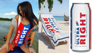 "Real Women of America" 2024 calendar. (Conservative Dad's Ultra Right Beer)