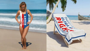 "Real Women of America" 2024 calendar. (Conservative Dad's Ultra Right Beer)