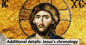 Additional details: Jesus's chronology