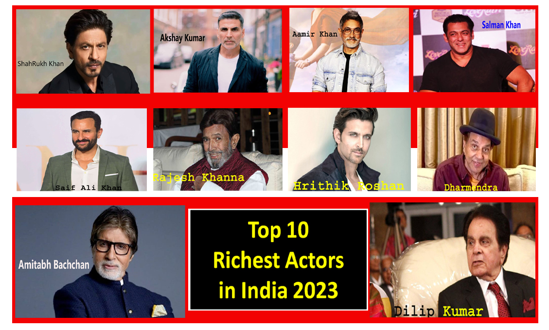 Richest Actors in Bollywood: Highest Net Worth 2023