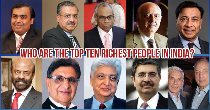 Top 10 Richest Persons in India in 2023