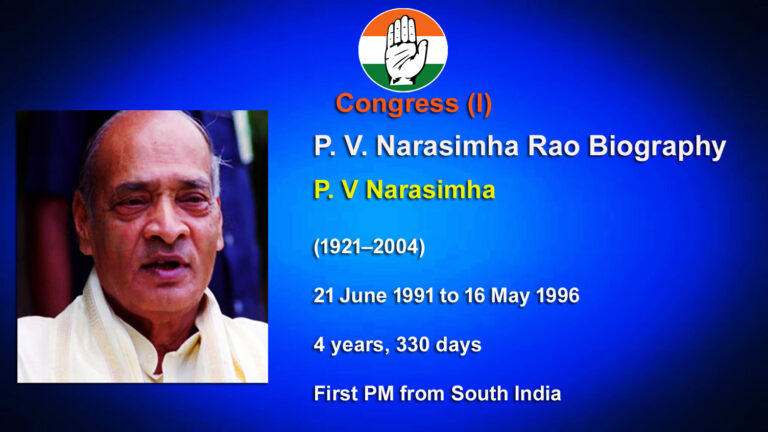 PV Narasimha Rao Biography