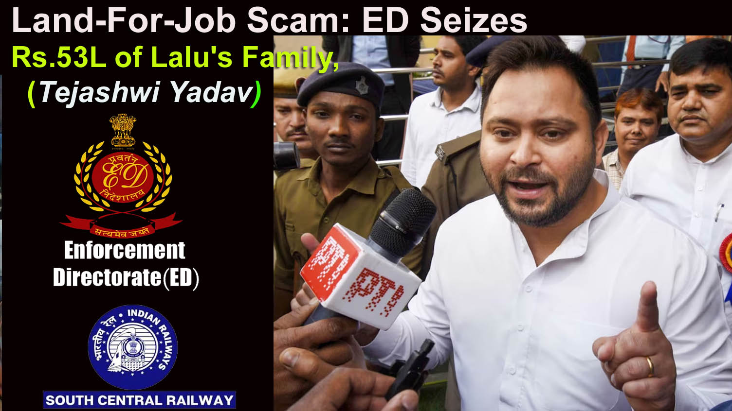 Land For Job Scam Case Rjd Lalu Prasad Yadav Today Tejaswi S 2004