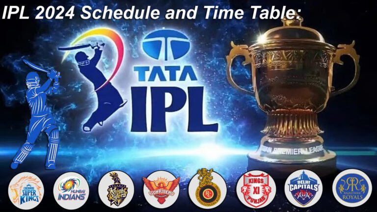 IPL 2024 Match Schedule, IPL match schedule 2024